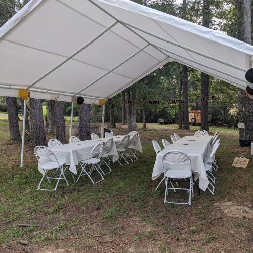 Tent & Table Setup Goodby Event